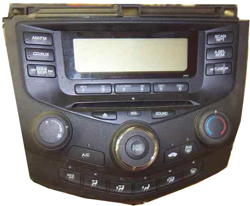 2004 Honda accord radio troubleshooting #6